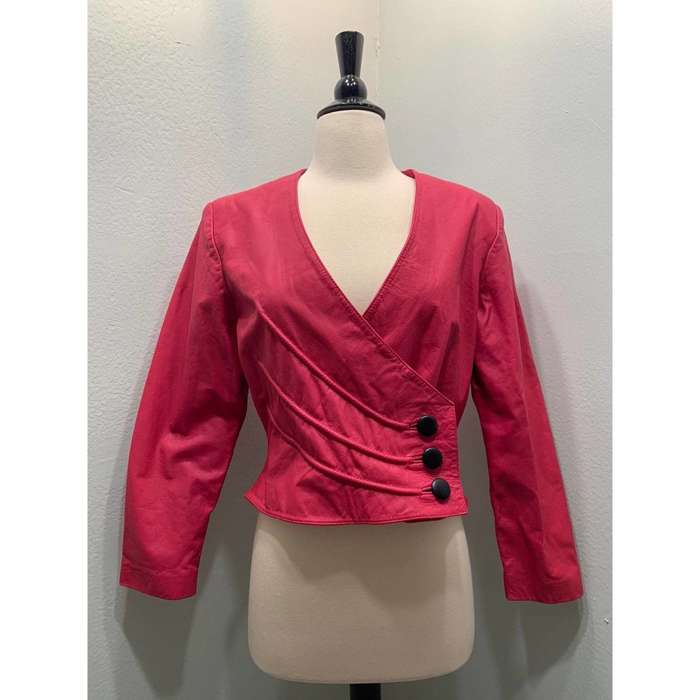 Pink Leather Jacket